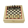  Multi-function Tabletop Wood Game Set Includes Chess set Checker Backgammon Ludo Domino Mikado etc board game