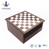 Board Game Set - Deluxe 15 in 1 Tabletop Wood-accented Game Center with Storage Drawer