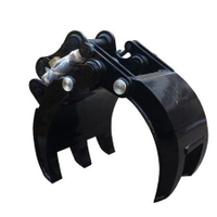 High Quality Excavator Hydraulic Grapple with Attachments Excavator Grapple Bucket