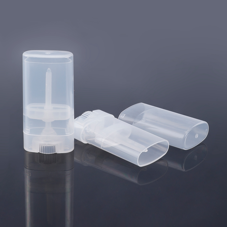 Flat Oval Free Sample Twist Up 15g Mini Clear Plastic Deodorant Stick,stick Deodorant Container,antiperspirant Deodorant Stick