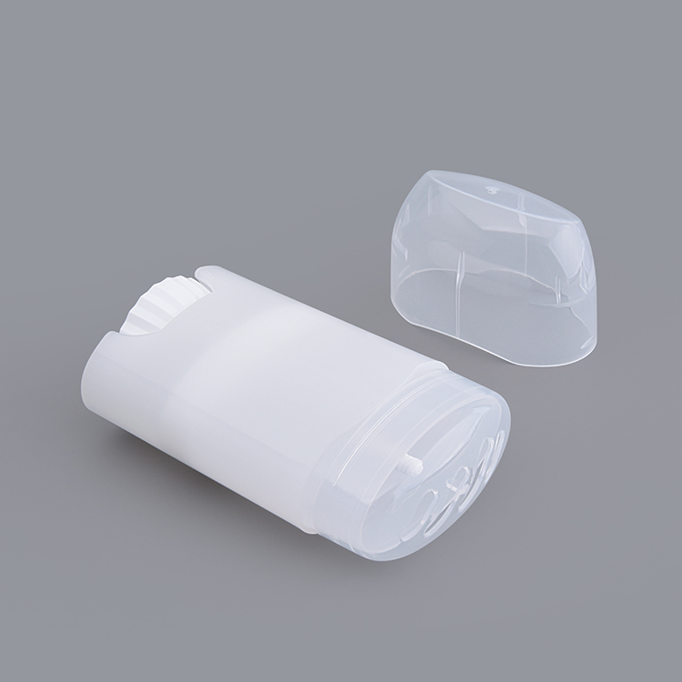 45g 80g Contenedor De Desodorante Blanco Botella De Llenado De Tapa Giratoria De Plástico Se Puede Rellenar Repetidamente Botella De Palo De Desodorante