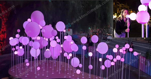 ضوء التنفس الحالم التفاعلي