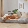Luxury Portable Cama Para Perro Accessories Orthopedic Memory Foam Washable Large Pet Cat Sofa Beds