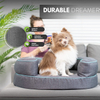 Luxury Portable Memory Foam Orthopedic Fashion Multifunction Indoor Sleeping Pet Dog Sofa Beds
