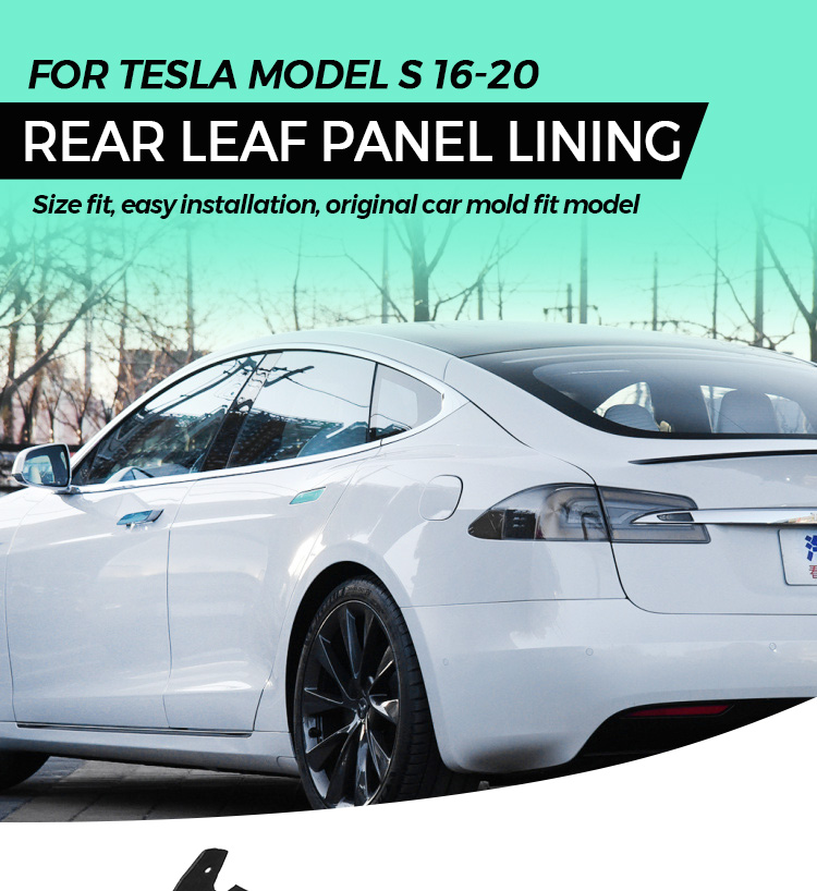 Rivestimento del vano ruota interno parafango posteriore sinistro TESLA modello S