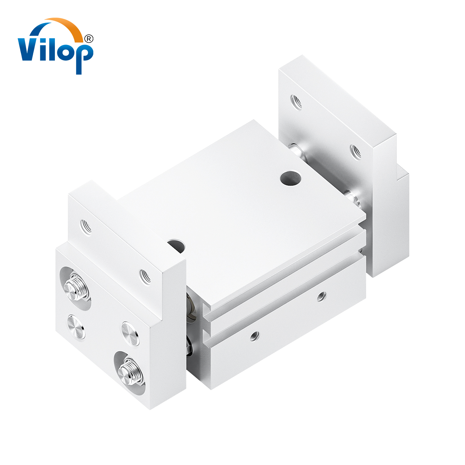 MHL2 Pneumatic Two Finger Gripper Parallel Type Bore Piston Cylinder in 8D 12D 16D 20D 25D Sizes for Farm Industries