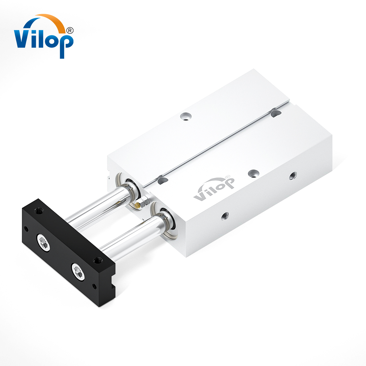 TN/TDA Series Pneumatic Parts Double Rod Cylinder Long Stroke Pneumatic Linear Actuator