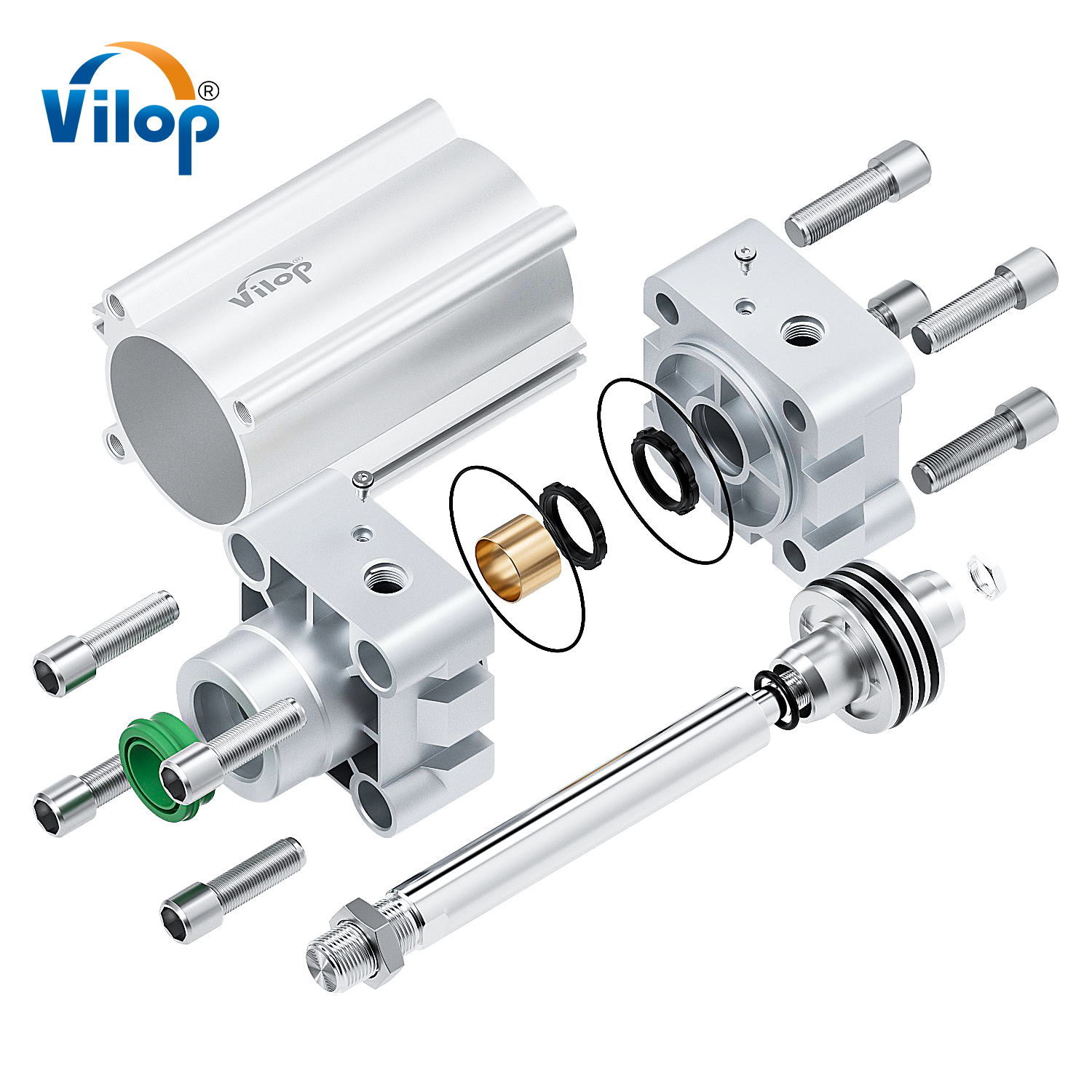 DNV/DNVJ/DNVD Series Standard Pneumatic Cylinder ISO 15552 Standard Cylinder Smc Pneumatic Pneumatic Cylinder Double Acting