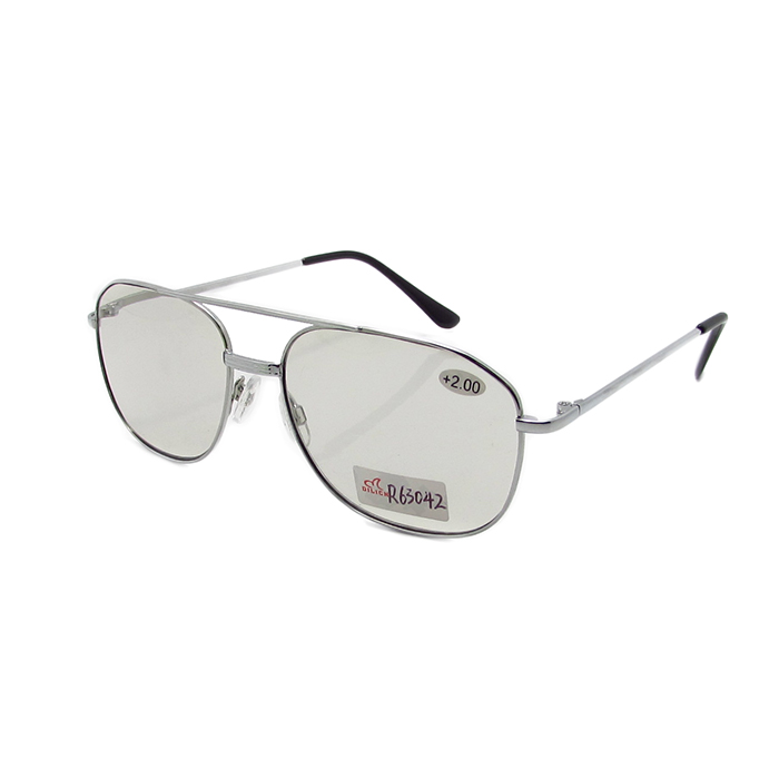 2020 popular commercial metallic photochromic reading glasses outdoor sunglasses