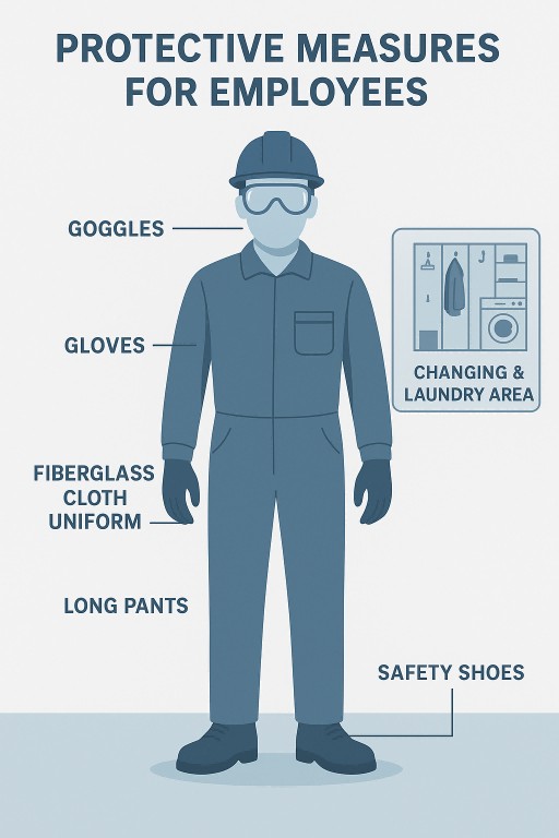 Використовуйте уніформу зі склотканини