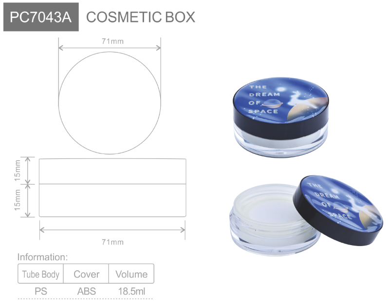 tarro de polvo suelto