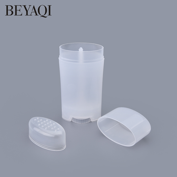 80g Forma Ovale Vuota Gel Ricaricabile Deodorante Stick Contenitore Twist Up Tube Imballaggio Cosmetico Sostenibile