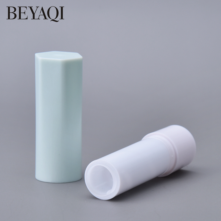 Usine En Gros Hexagone Luxe 4.5g 4.8g Vide Gelée Rouge À Lèvres Déodorant Tube Emballage Base Bar Conteneur