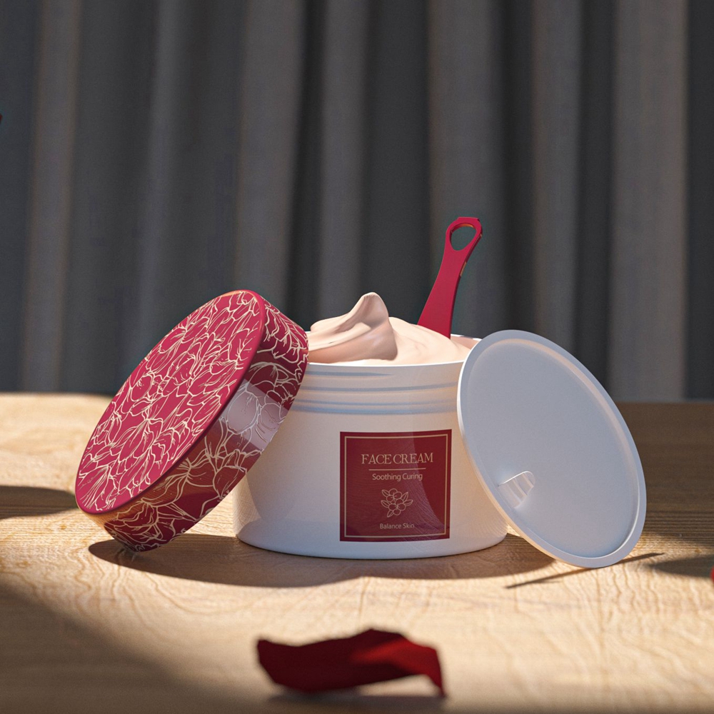 caja de polvo compacta