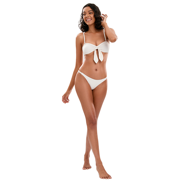 Set Bikini Bandeau Metalik