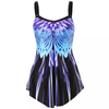 Swimsuits boireannaich Tankini le shorts