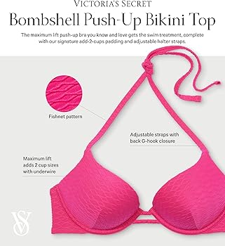 Onthul die allure: vs bombshell bikini top - 'n spelwisselaar in swembroekmode