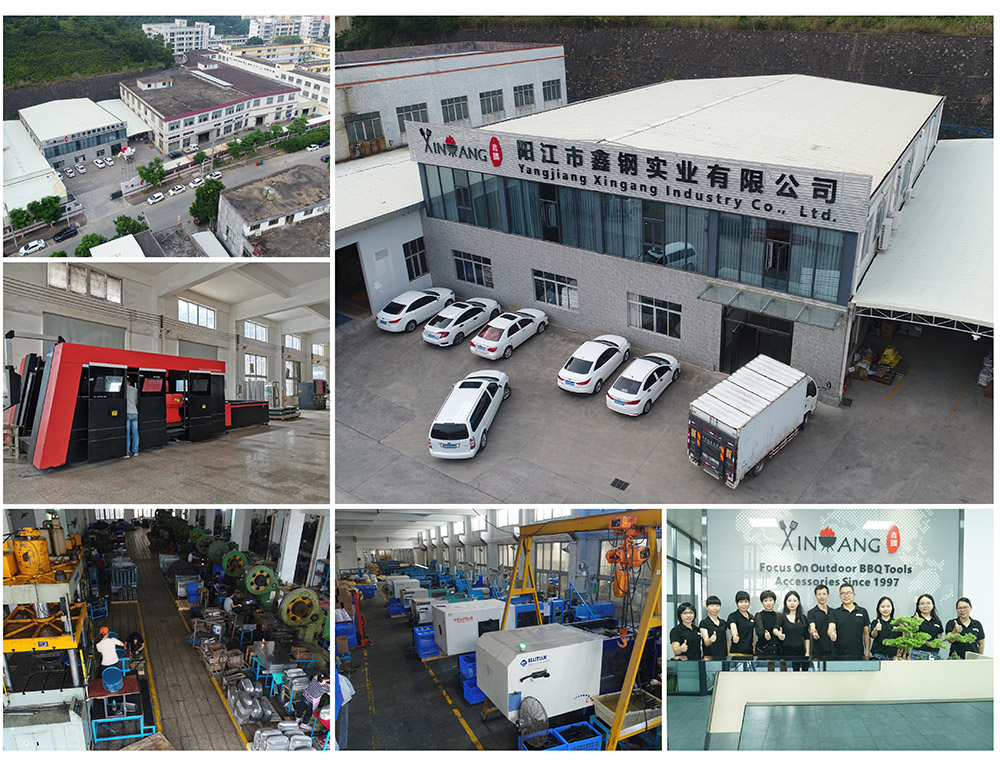 Grillverkt&oslash;ysett i rustfritt st&aring;l