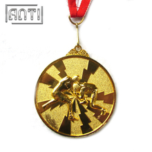 Hot Selling 3D Boxing Award Wrestling Medal Gold Medal Custom Sport Medal 