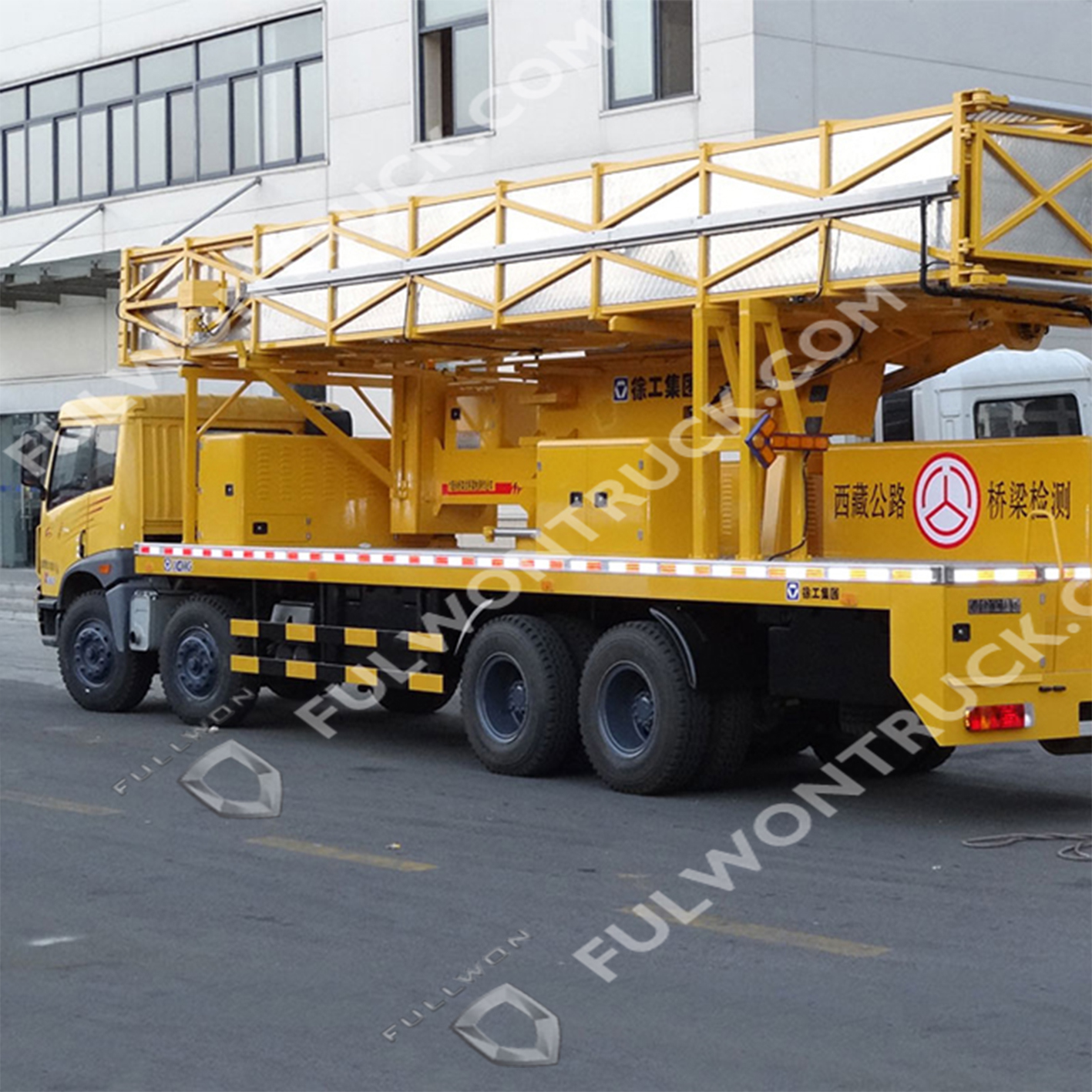 Fullwon XCMG Bridge-detection Vehicle XZJ5311JQJ18 with Volvo Chassis 