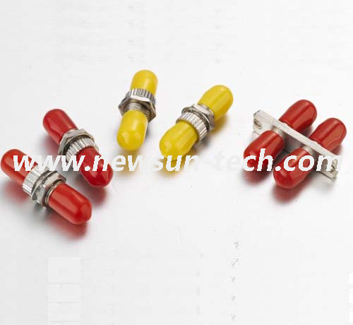 ST Simplex Duple Metal SM MM Fiber Optic Adapter 