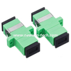 SC Simplex Duple Plastic Metal PC APC Optical Fiber Adapter with Shutter