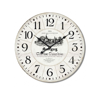Manufacturers Retro Mdf Quart Wall Clock