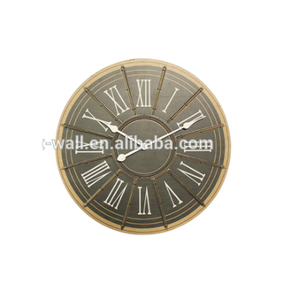 Wholesale Household Decorative Items Old Fashioned Embroidery Design Wall Clock