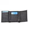 13631 Tri-fold Ultra Slim PU Men Wallet with Advanced RFID Secure