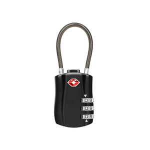 Zinc Alloy TSA Approved 3 Dial Combination Luggage Lock