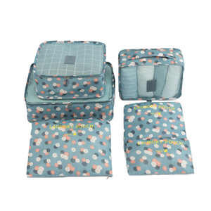 Lightweight Storage Mesh Water-Resistant Foldable Travel Bag Packing Cube Set