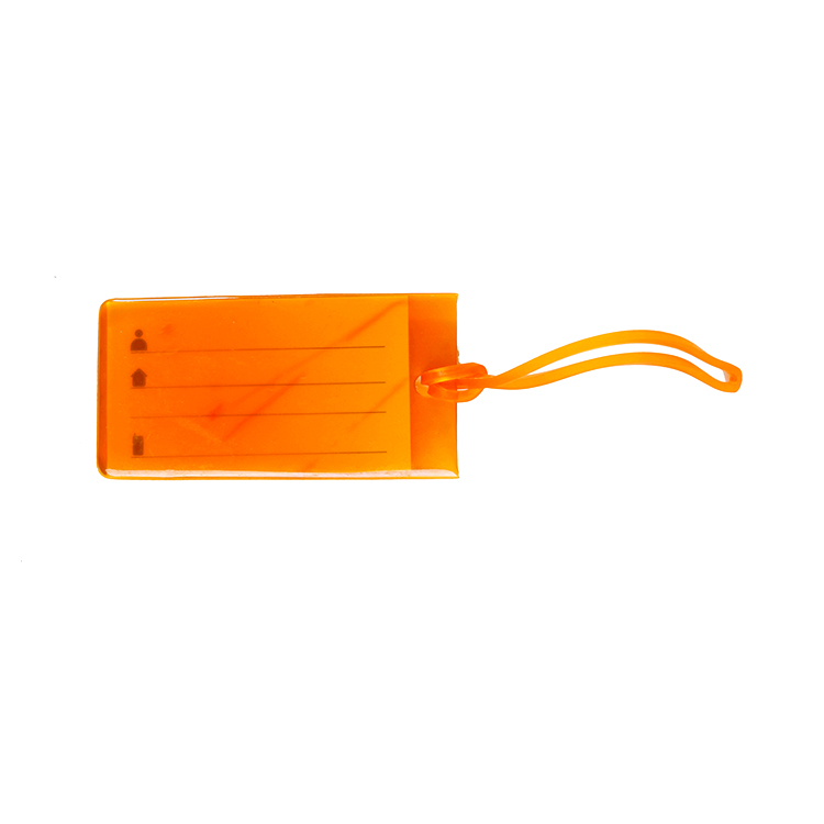 13125 Colored PVC Luggage Tag 