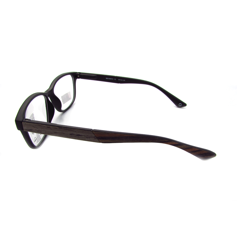 Imitation wood grain plastic reading glasses