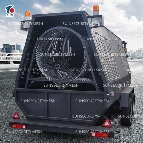 快速部署安全屏障布障车