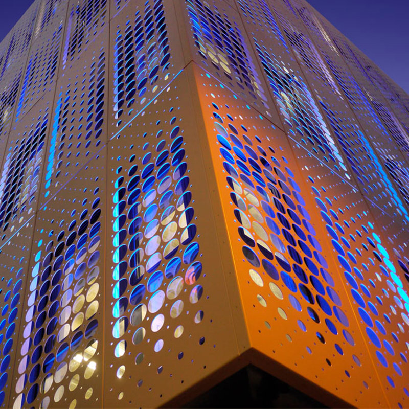 copper mesh perforation