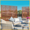 Metal Partition Privacy Screen