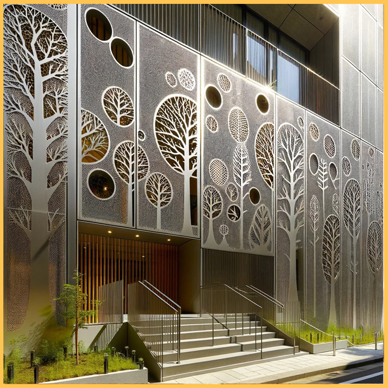 Architectural Perforated Metal Solutions for Building Facades And Exterior Cladding Applications