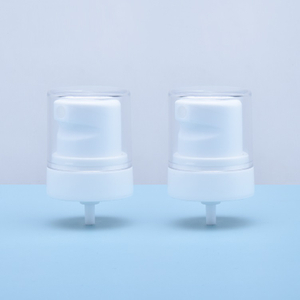 Bomba de crema de plástico con tapa