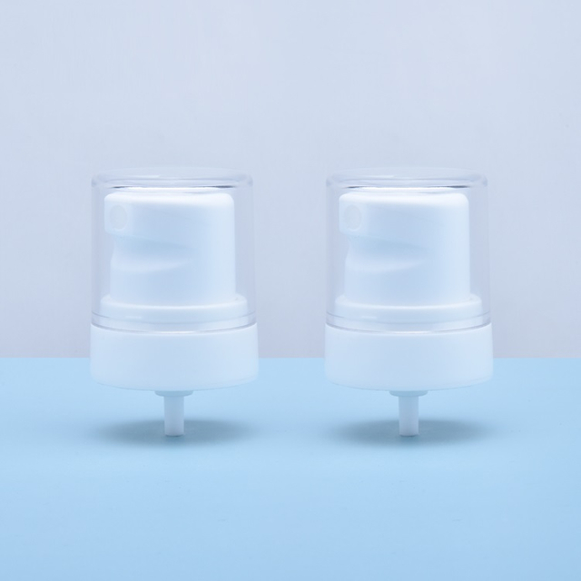 Bomba de crema de plástico con tapa