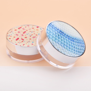 Loose Powder Compact Container Case Empty, ABS Loose Powder Container Wholesale