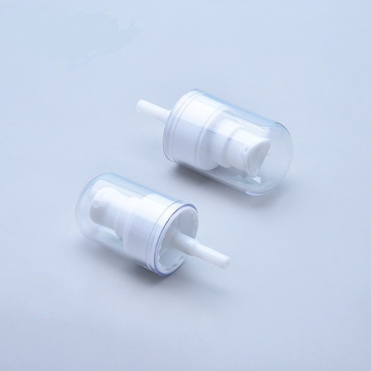 Pompe de traitement blanche 20/410, avec couvercle transparent 0,25 ml / Course