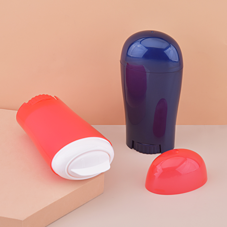 MINI VIDE PLASTIQUE DÉODORANT OVAL DÉODORANT CRAME AVEC REFOLLS