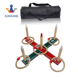 Ring Toss Games for Kids - Indoor Holiday Fun or Outdoor Yard Game for Adults & Family - Easy to Set Up w/ Compact Carry - Backyard Toys