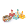 Wooden Ring Toss Game Indoor Outdoor Fun Portable Interactive and Educational Game