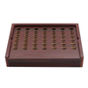 Wooden 4 in a Row Games - Four in a Row Wood Classic Family Fun Toys - Line Up 4 Board Games for Kids 10"*6.5"*1.5"