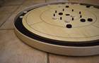 30" Wooden Black Tournament Canada Board Crokinole Game Set