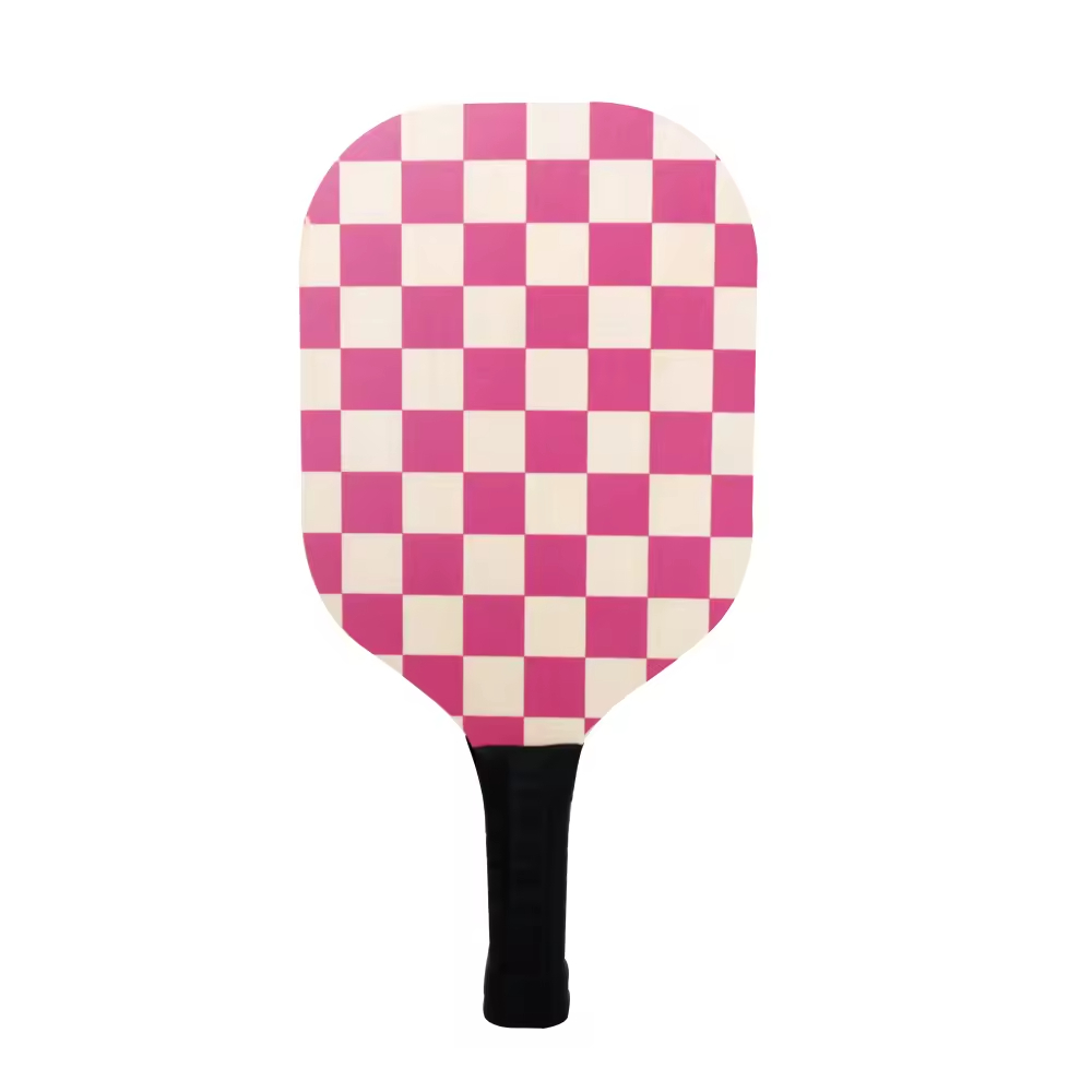 Wooden Pickleball Paddles Set with 4 Paddles 4 Balls Seven-layer Plywood Racket Pickle Ball Paddles Outdoor Game