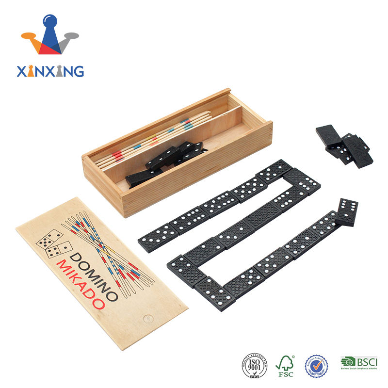 Desktop game Domino And Mikado Game Set.2 in 1 desktop games for kids ,mini toys.