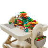 6 in 1 Kids Activity Table STEM Play Table with Water Building Block Craft Sensory Table with Storage 1 Chair