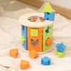 Shape Sorter Toys Wooden Shape Sorter Early Learning Educational Montessori Toys for 1+ Year Old get Smarter